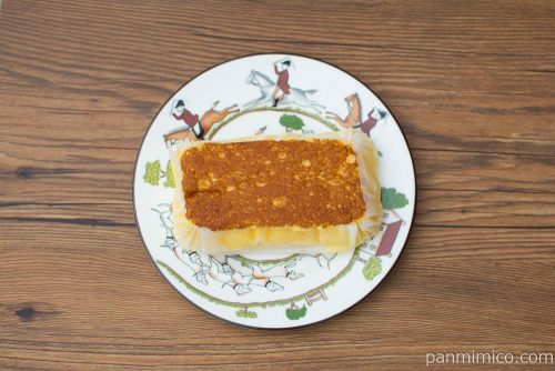 カステラ風蒸しケーキ【ヤマザキ】上から見た図