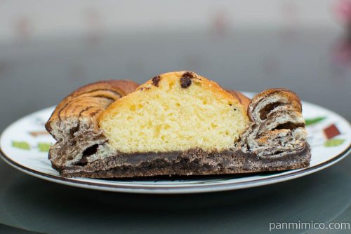 チョコの王冠【フジパン】断面図