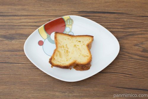 デニッシュフレンチトースト ミルキー（2）【ヤマザキ】上から見た図