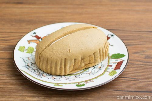 ほうじ茶ラテ風スチームケーキ【第一パン】横から見た図