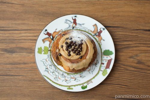 ブーランジュリーグルマンカフェモカロール上から見た図