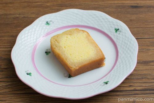 マモン・エ・フィーユ ブランデーケーキ(フレンチブランデー)カット横から見た図