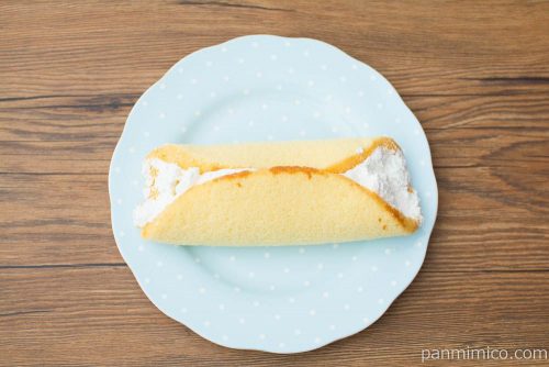 ずっしりマロンケーキ【ヤマザキ】上から見た図