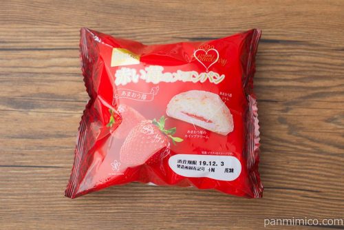 赤い苺のメロンパン【Pasco】パッケージ