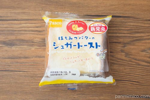 はちみつバターのシュガートースト【Pasco】パッケージ