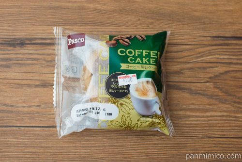 コーヒー蒸しケーキ【Pasco】パッケージ