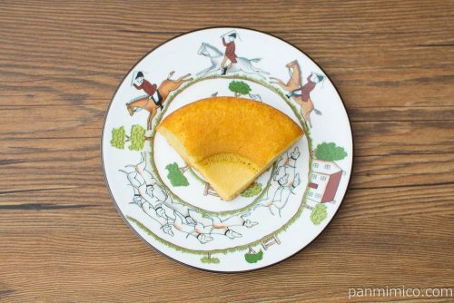 NL　大麦のシフォンケーキ　バニラ　2個入 【ローソン】上から見た図