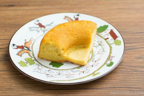 NL　大麦のシフォンケーキ　バニラ　2個入 【ローソン】横から見た図
