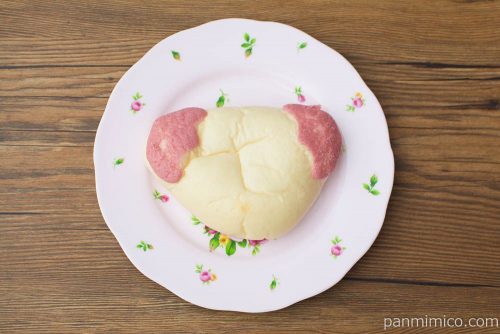 イヌみたいなぱん【ローソン】上から見た図