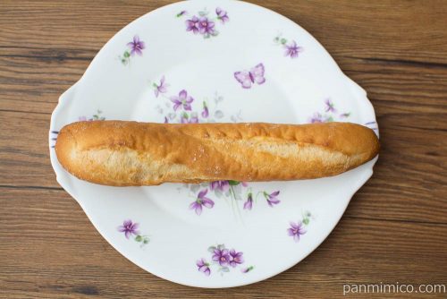 マチノパン　ミルクとバターのフランスパン 【ローソン】上から見た図