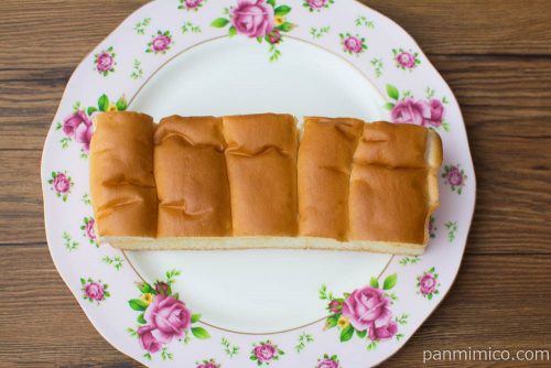 牛乳パン 信州あんず【Pasco】上から見た図