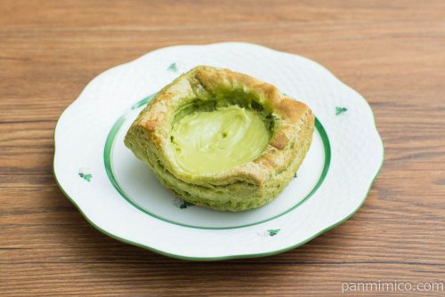宇治抹茶のチーズデニッシュ【Pasco】横から見た図