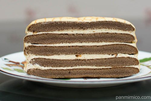 ミルケーク キャラメルナッツ【Pasco】断面図