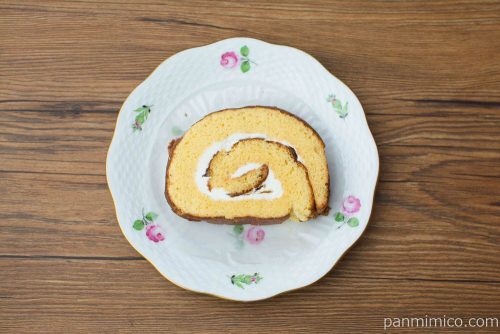 はちみつロール【ヤマザキ】上から見た図