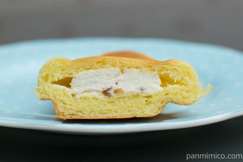 ラムレーズンサンド【ヤマザキ】断面図