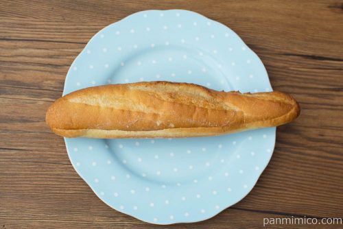 マチノパン　コーヒーのフランスパン【ローソン】上から見た図