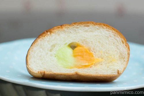 北海道ダブルメロンコロネ【神戸屋】断面図