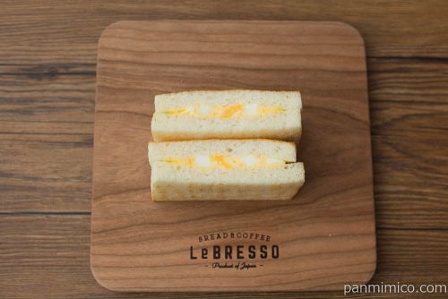 焼きサンドたまご【Pasco】上から見た図