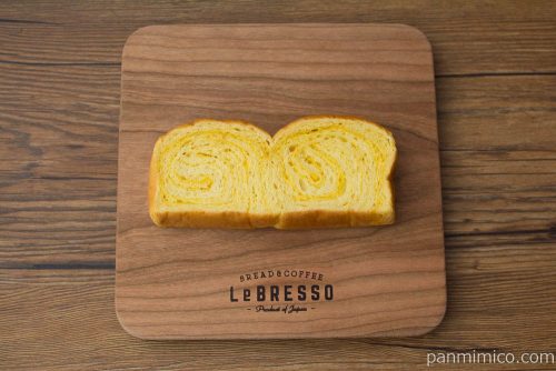 オレンジブレッド３枚入【神戸屋】上から見た図