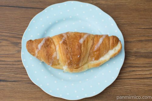 バニラヨーグルトクロワッサン【フジパン】上から見た図