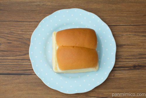 東京牛乳ミルククリームサンド【第一パン】上から見た図