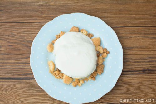 ふわしゅわとろり -スフレパンケーキ-【ローソン】上から見た図