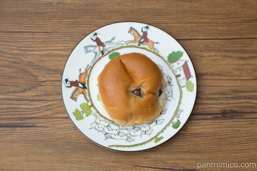 珈琲あんぱん【ローソン】上から見た図