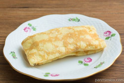バスク風チーズケーキのクレープ【ヤマザキ】横から見た図