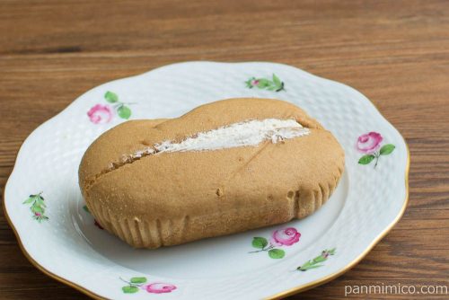 カフェラテ蒸しケーキ【ヤマザキ】横から見た図