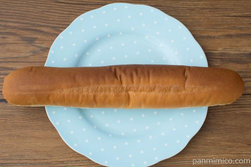 バトネ ドゥ パン(粒ピーナッツ)【ヤマザキ】上から見た図