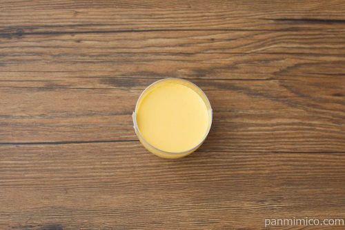 和三盆のプリン【ローソン】上から見た図