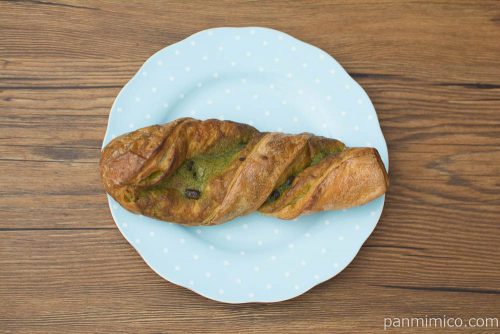 抹茶デニッシュスティック【ローソン】上から見た図