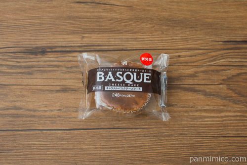 キャラメルバスクチーズケーキ【セブンイレブン】パッケージ