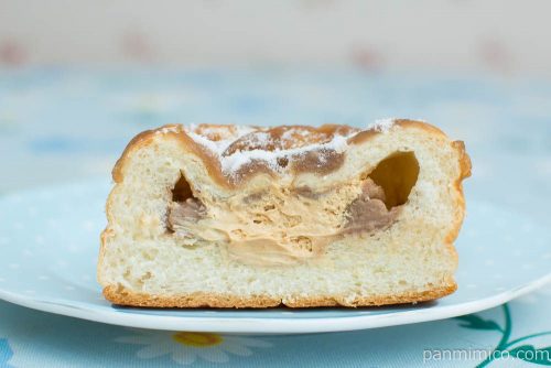 イタリア産栗の マロン＆マロン（渋皮栗仕立て）【ヤマザキ】断面図