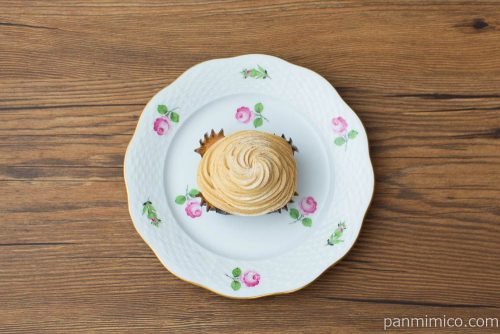 和栗のモンブラン【ファミリーマート】上から見た図