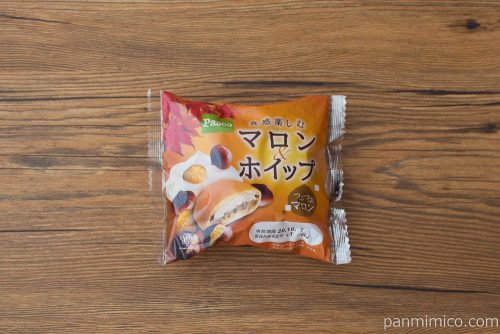 食感楽しむ マロン＆ホイップ【Pasco】パッケージ