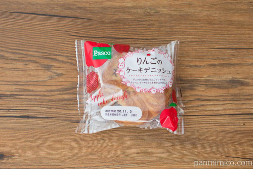 りんごのケーキデニッシュ【Pasco】パッケージ