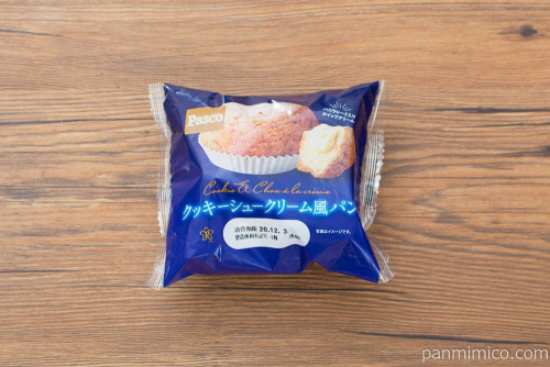 クッキーシュークリーム風パン【Pasco】パッケージ