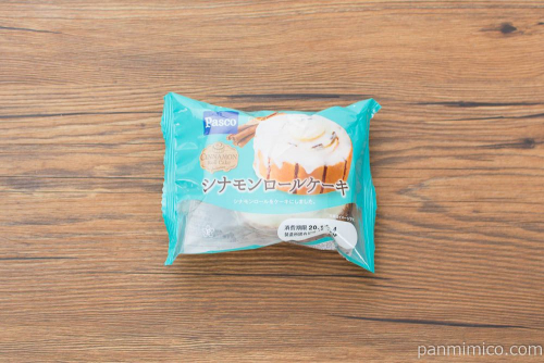 シナモンロールケーキ【Pasco】パッケージ