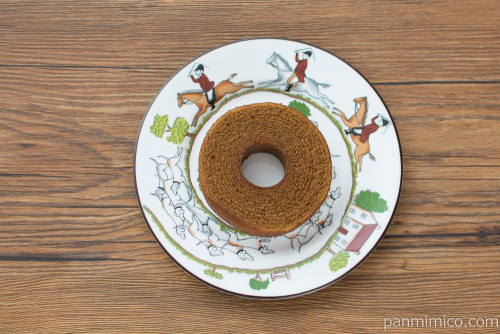 濃いコーヒーバウムクーヘン【ファミリーマート】上から見た図