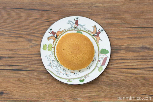 ホットケーキ　カフェラテ【フジパン】上から見た図