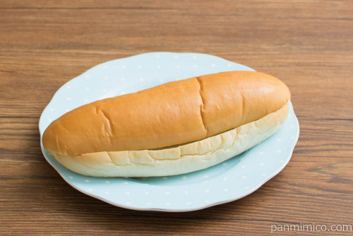 あわせ抹茶コッペ【フジパン】横から見た図