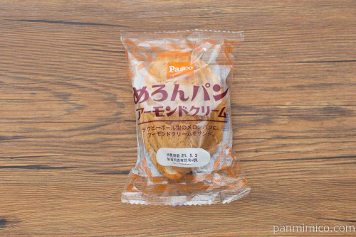 めろんぱん アーモンドクリーム【Pasco】パッケージ