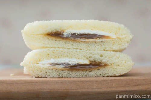 スナックサンド　コーヒー＆ミルク【フジパン】断面