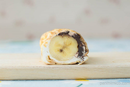 ずっしり満足クレープ（チョコバナナ）【ヤマザキ】断面