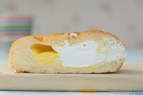 ホプグッティ（カスタード＆ホイップ）【ヤマザキ】断面