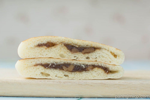 ホットク風パン（黒糖くるみ）（2）【ヤマザキ】断面