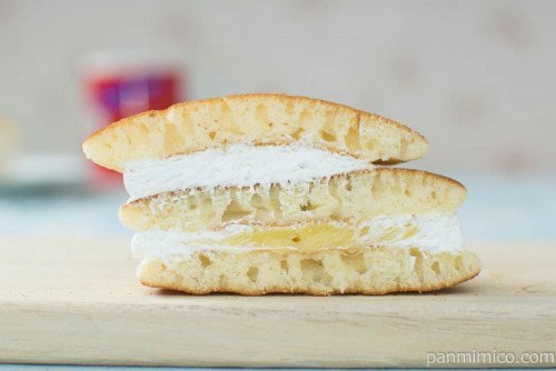 ほおばるパンケーキ ミルク＆カスタード【Pasco】断面