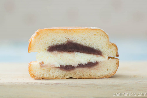 クリームあんドーナツ【札幌わらく堂】断面