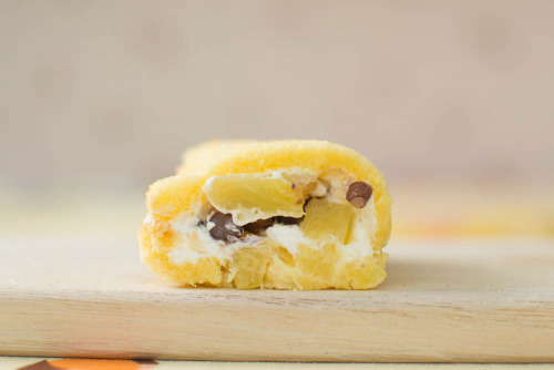 南国白くま風オムレット【ヤマザキ】断面